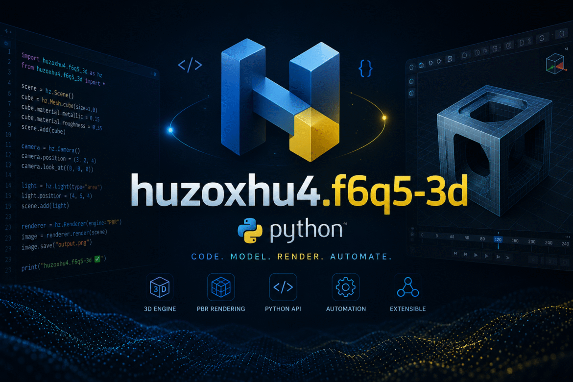 software name huzoxhu4.f6q5-3d python