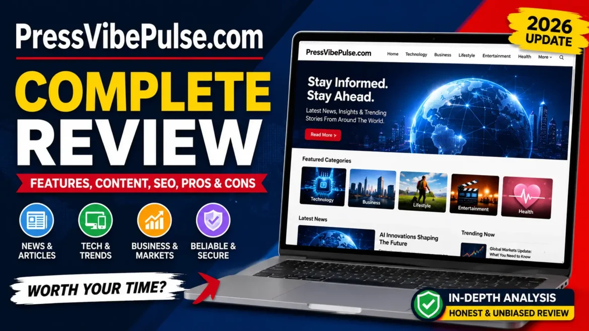 PressVibePulse.com Complete Review: Digital News Platform Guide and Features 2024